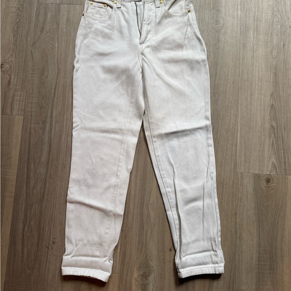 Vintage Versace White Jeans